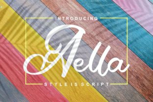 Aella: A Modern Script Typeface for Editorial Design