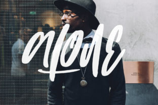 Alone: A Modern Script Font for Editorial Design