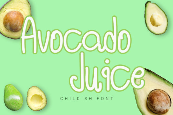 Avocado Juice: A Playful Script Font for Branding