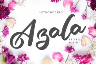 Azala: A Playful Script Font for Small Business Branding