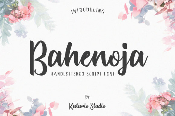 Bahenoja: A Fresh Handwritten Font for Web Design