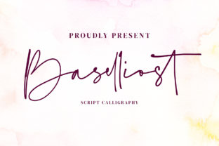 Baselliost Font: Bold Script Charm for Makers