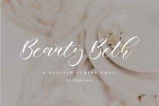 Beauty Beth: A Stylish Script Font for Editorial Design