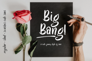 Big Bang: A Bold Script Font for Web Design