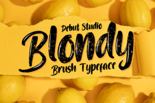 Blondy: A Handwritten Font for Crafters