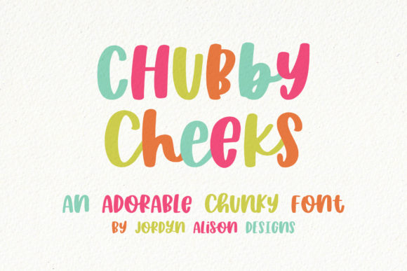 Chubby Cheeks: A Bold Handwritten Font for Social Campaigns