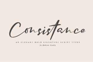 Consistance: A Script Font for Modern Branding