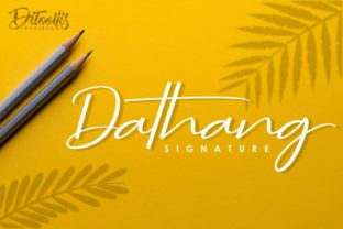 Dathang Typeface: A Modern Script for Editorial Design