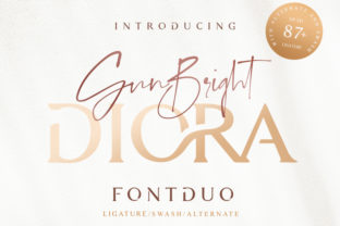 Diora Duo: A Refined Typeface for Editorial Design