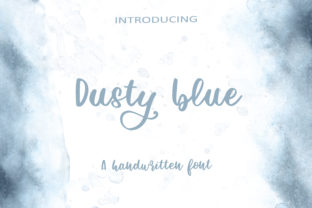 Dusty Blue: A Smooth Handwritten Font for Modern Brands