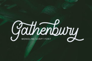 Gathenbury Typeface: Editorial Charm for Modern Layouts