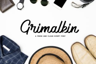 Grimalkin: A Modern Script Font for Small Business Branding