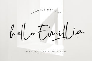 Hello Emillia: A Luxurious Script Font for Makers
