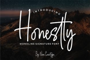 Honestly: A Modern Script Font for Editorial Design