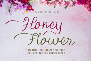 Honey Flower: A Hand-Illustrated Typeface for Editorial Design
