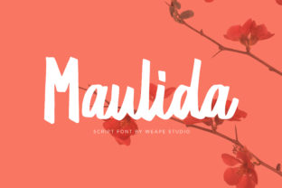 Maulida: A Natural Script Font for Editorial Design