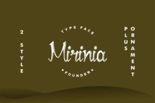 Mirinia: A Hand-Lettered Script Font for Branding