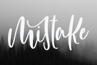 Mistake Font: A Bold Script for Editorial Design