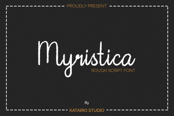 Myristica: A Bold Script Font for Makers