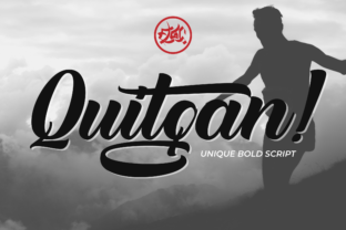 Quitgan: A Modern Script Font for Branding