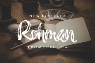 Rohman: A Bold Handwritten Font for Makers
