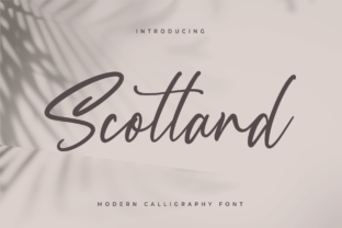 Scotland Font: A Charming Script for Crafters