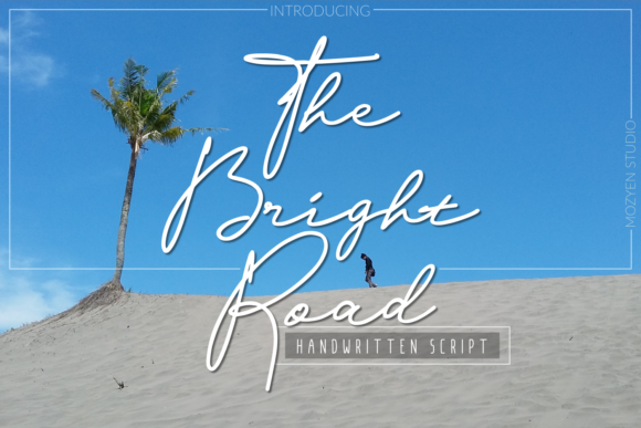 The Bright Road Font: A Bold Script for Branding
