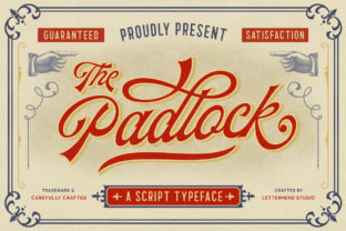 The Padlock: A Script Font for Vintage Branding