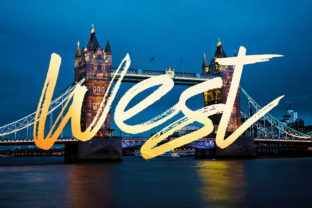 West: A Modern Script Font for Urban Branding